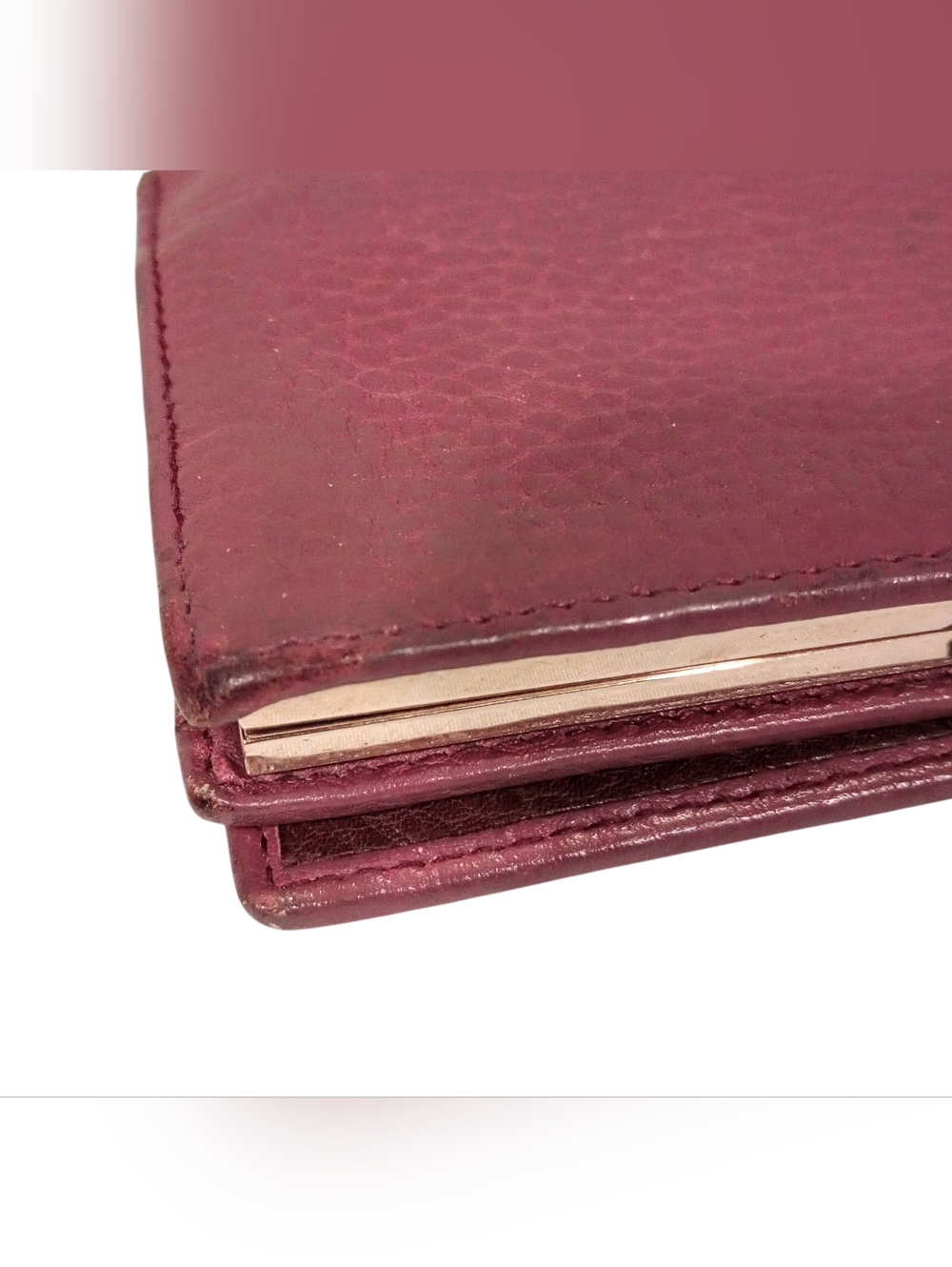 Bvlgari Monete Leather French Kiss-Lock Long Leather Wallet - Picture 7 of 16